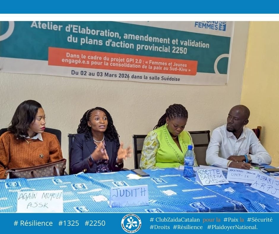 Le Club Zaida Catalán contribue dans l’élaboration de la feuille de route provinciale du Plan 2250